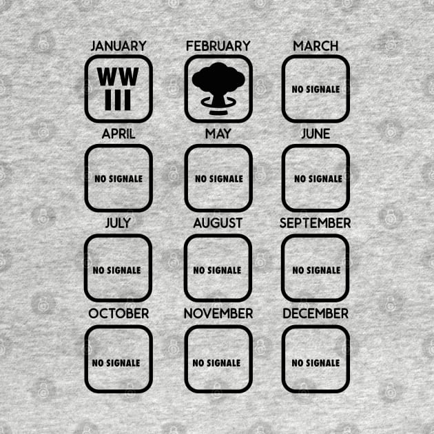 world war 3 / 2020 calendar world war meme by A Comic Wizard